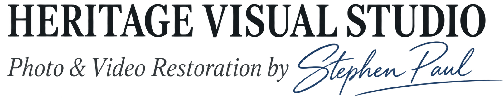 Heritage Visual Studio – Photography, Photo & Video Restoration, and ...